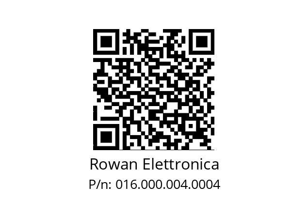   Rowan Elettronica 016.000.004.0004