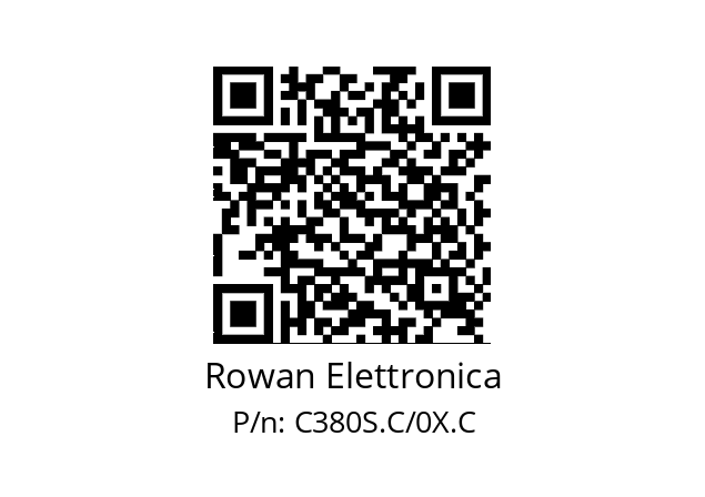   Rowan Elettronica C380S.C/0X.C