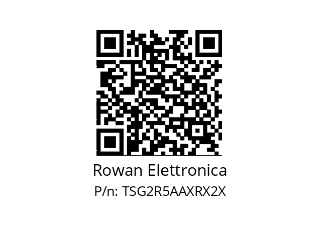   Rowan Elettronica TSG2R5AAXRX2X