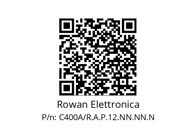   Rowan Elettronica C400A/R.A.P.12.NN.NN.N