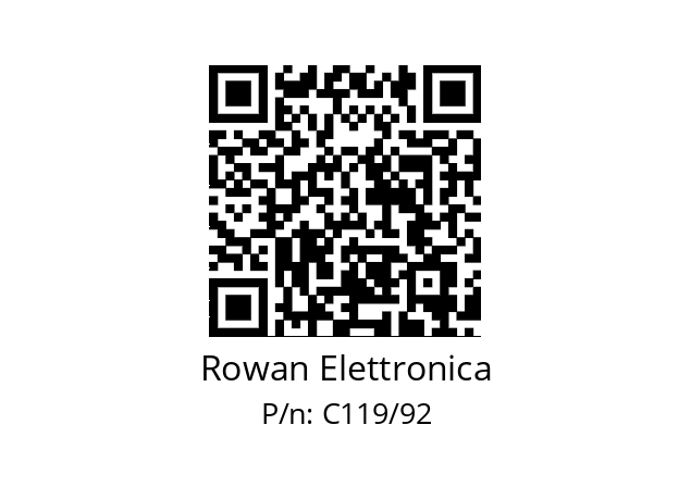   Rowan Elettronica C119/92