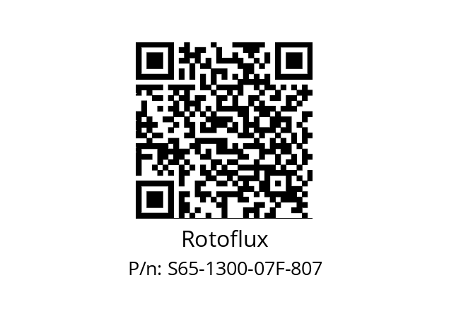   Rotoflux S65-1300-07F-807