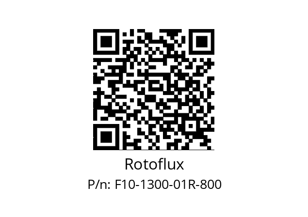   Rotoflux F10-1300-01R-800