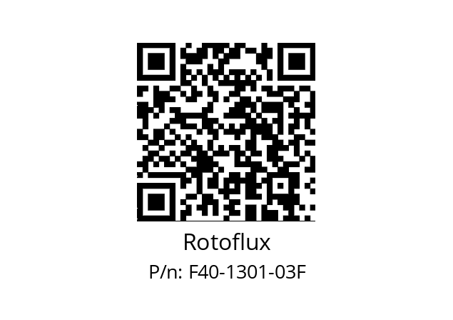   Rotoflux F40-1301-03F