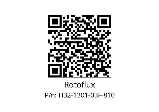   Rotoflux H32-1301-03F-810