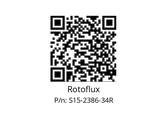   Rotoflux S15-2386-34R