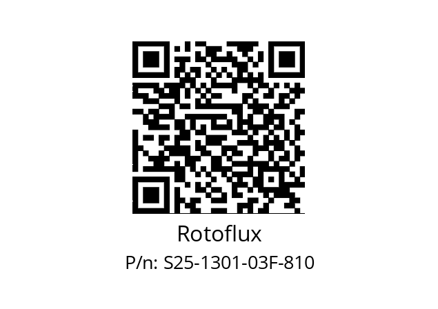   Rotoflux S25-1301-03F-810