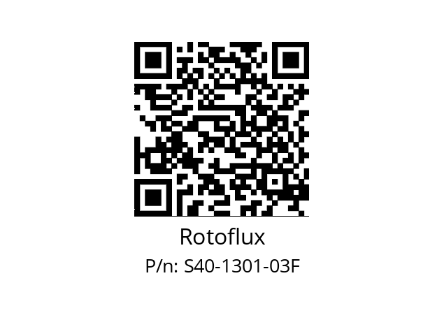   Rotoflux S40-1301-03F