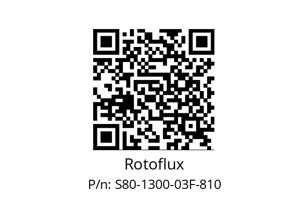   Rotoflux S80-1300-03F-810