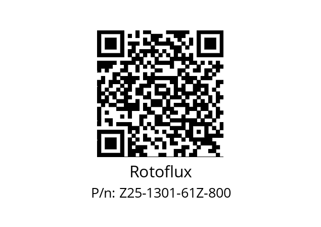   Rotoflux Z25-1301-61Z-800