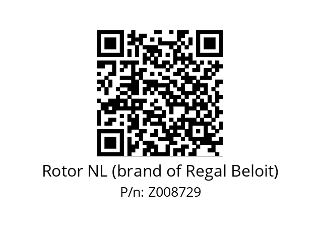   Rotor NL (brand of Regal Beloit) Z008729