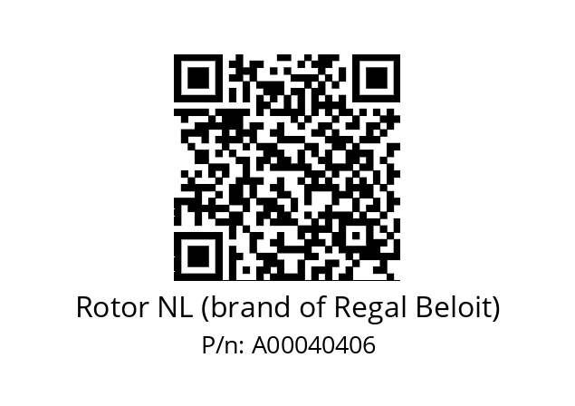   Rotor NL (brand of Regal Beloit) A00040406