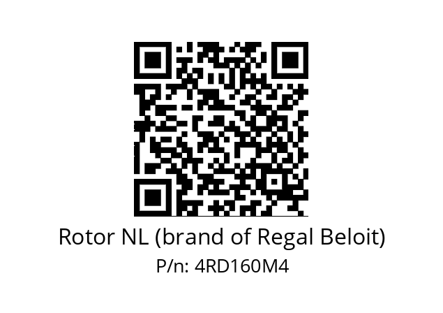   Rotor NL (brand of Regal Beloit) 4RD160M4