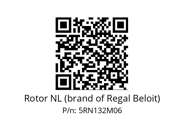   Rotor NL (brand of Regal Beloit) 5RN132M06