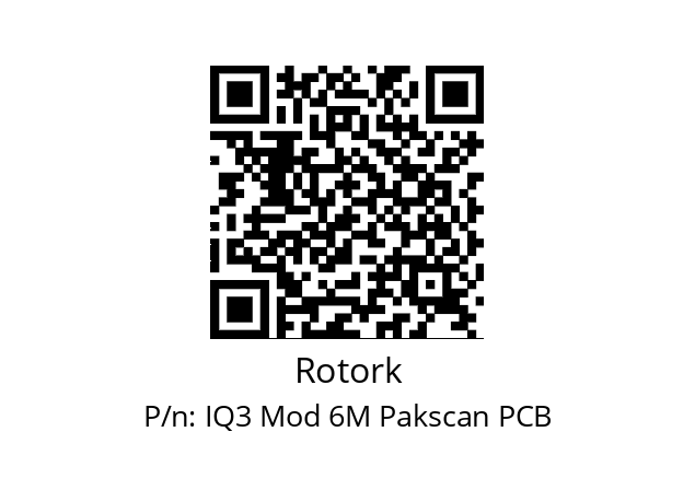   Rotork IQ3 Mod 6M Pakscan PCB