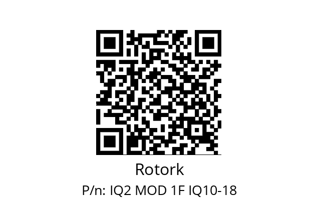   Rotork IQ2 MOD 1F IQ10-18