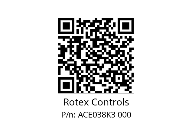   Rotex Controls ACE038K3 000