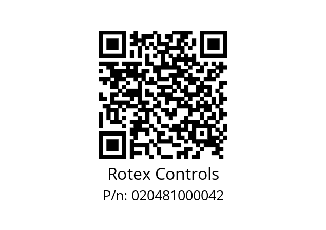   Rotex Controls 020481000042