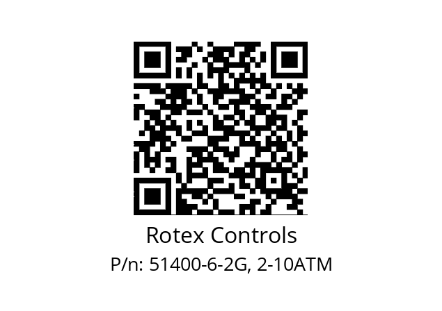   Rotex Controls 51400-6-2G, 2-10ATM