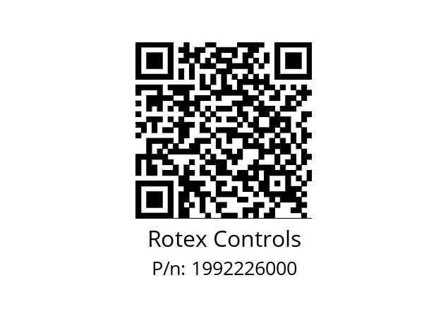   Rotex Controls 1992226000