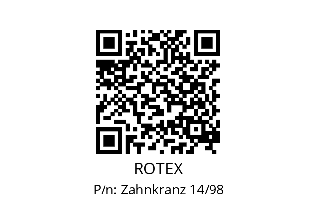   ROTEX Zahnkranz 14/98