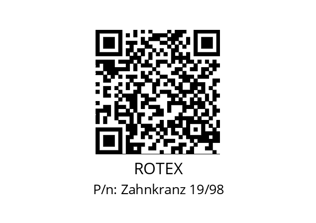   ROTEX Zahnkranz 19/98