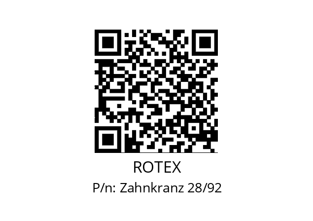   ROTEX Zahnkranz 28/92