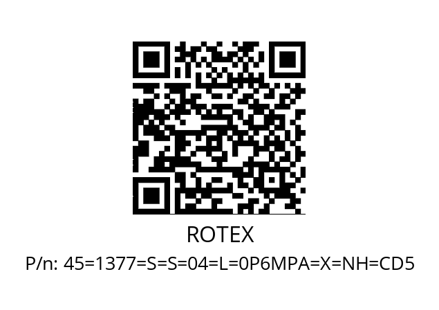   ROTEX 45=1377=S=S=04=L=0P6MPA=X=NH=CD5