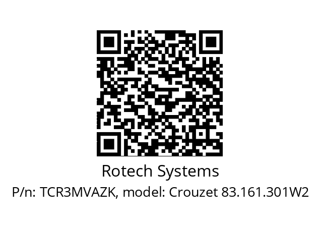   Rotech Systems TCR3MVAZK, model: Crouzet 83.161.301W2