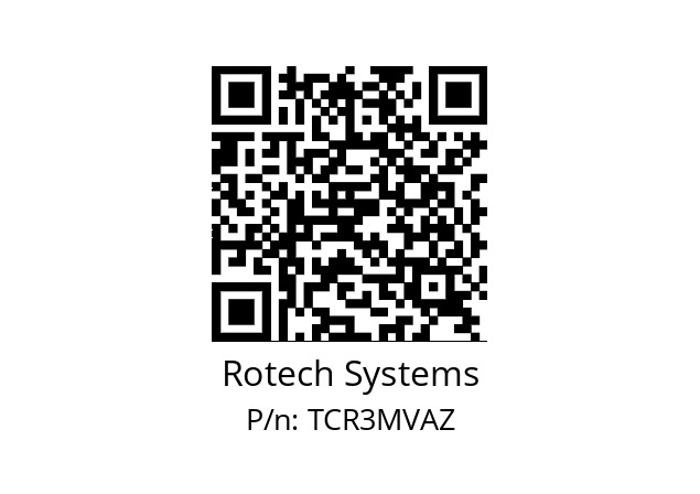   Rotech Systems TCR3MVAZ