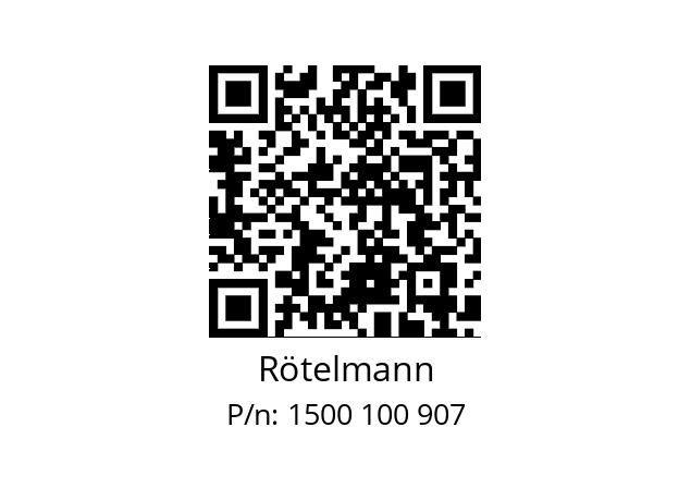   Rötelmann 1500 100 907