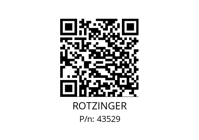   ROTZINGER 43529