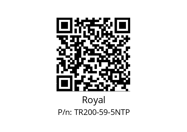   Royal TR200-59-5NTP