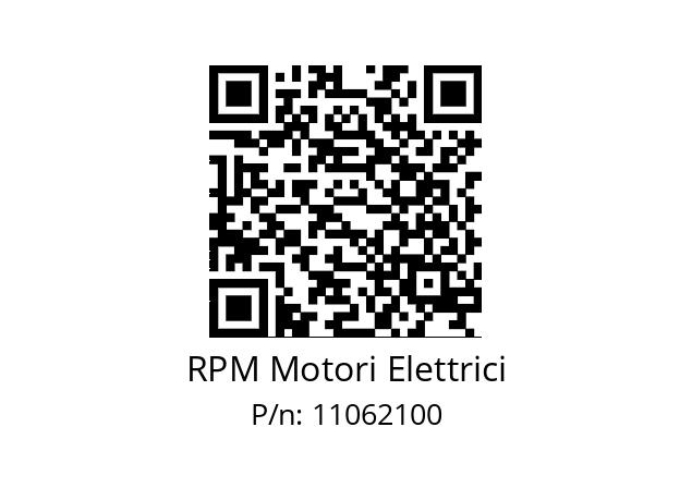   RPM Motori Elettrici 11062100