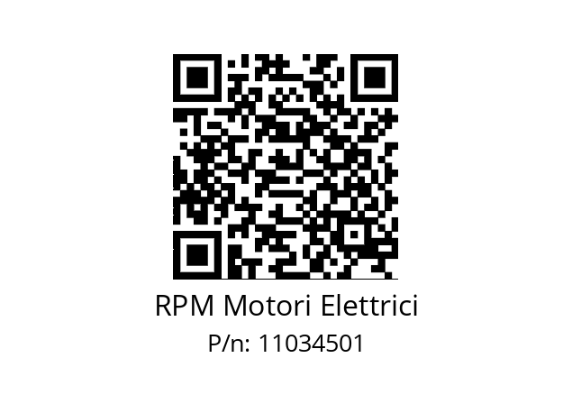   RPM Motori Elettrici 11034501