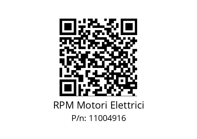   RPM Motori Elettrici 11004916