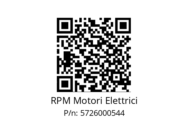   RPM Motori Elettrici 5726000544