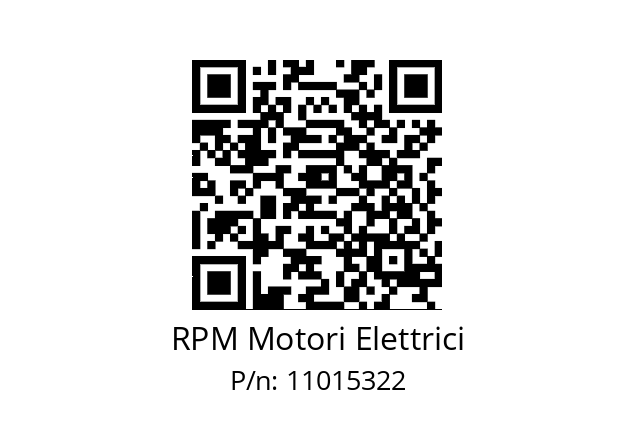   RPM Motori Elettrici 11015322