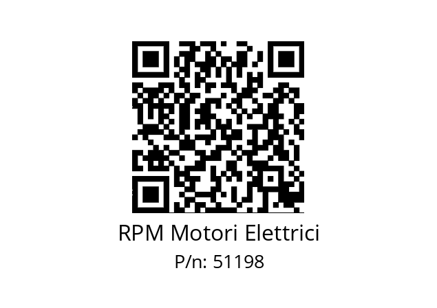   RPM Motori Elettrici 51198