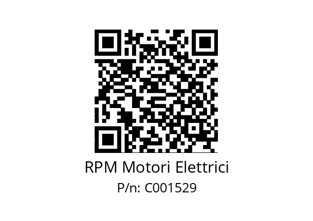   RPM Motori Elettrici C001529