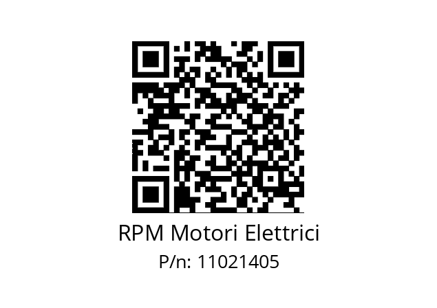   RPM Motori Elettrici 11021405