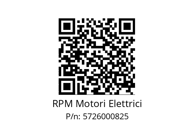   RPM Motori Elettrici 5726000825