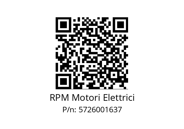   RPM Motori Elettrici 5726001637