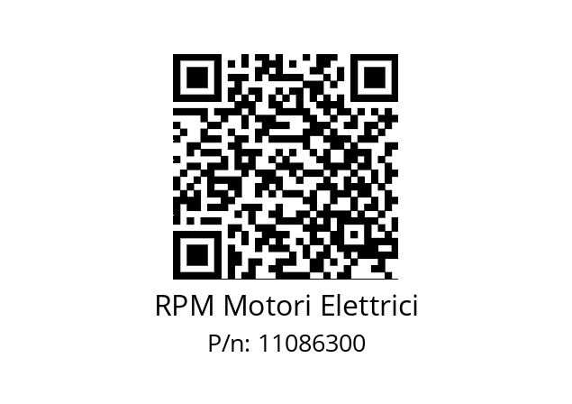   RPM Motori Elettrici 11086300