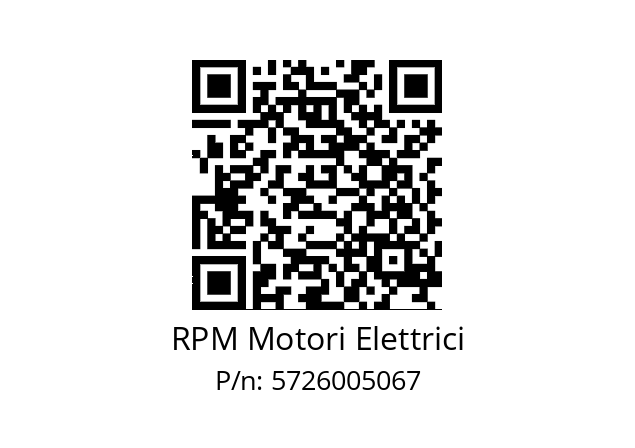   RPM Motori Elettrici 5726005067