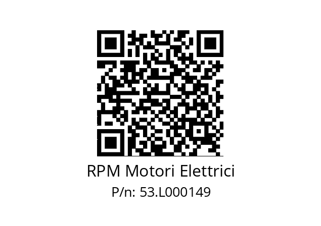  CO115.03 RPM Motori Elettrici 53.L000149