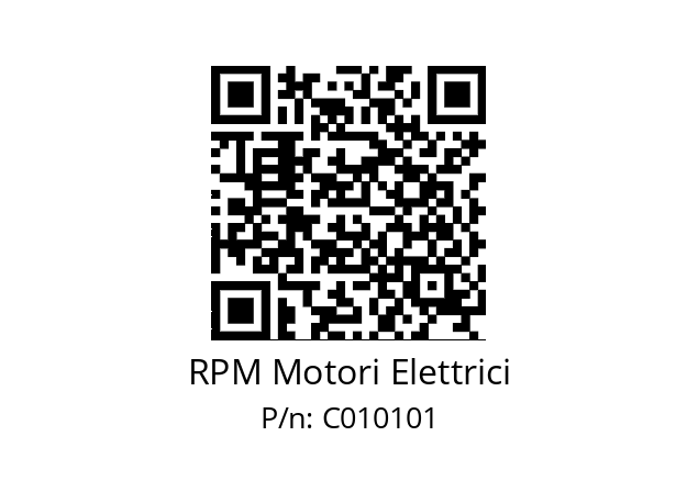   RPM Motori Elettrici C010101