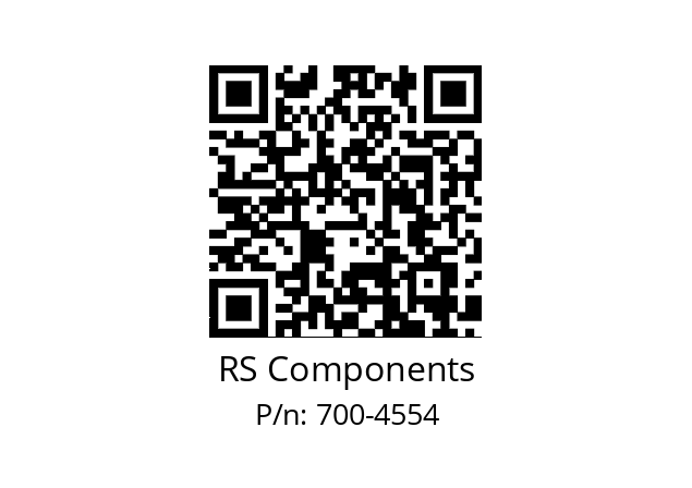   RS Components 700-4554