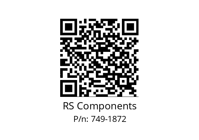   RS Components 749-1872