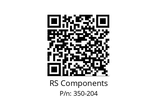   RS Components 350-204